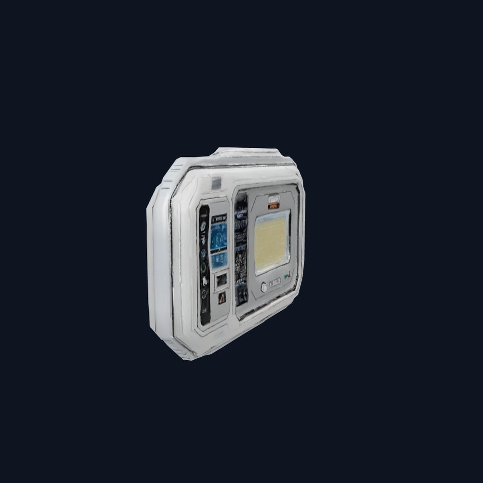 Futuristic Control Panel Display model pack